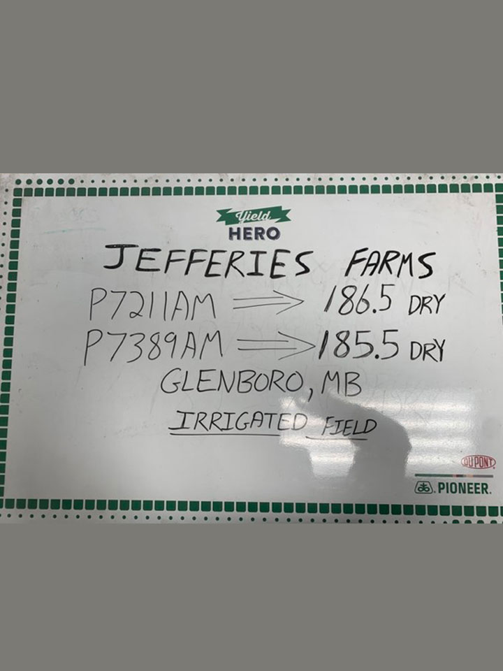 Jefferies Seeds - Seed Trial 2021 - Jefferies Farms, Glenboro, MB